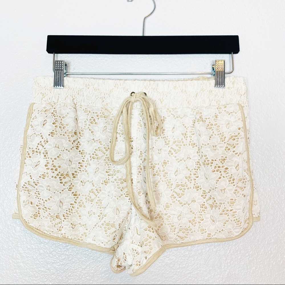 Isabel Lu | Lace Nude Shorts NWT